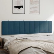 Cuscino Testiera-Cuscino per Testiera Hanko Blu 200 cm in Velluto