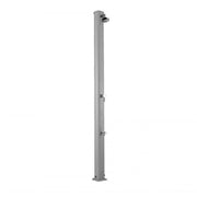 Doccia Tradizionale In Alluminio Jolly S Con Miscelatore E Lavapiedi Colore Inox Paint Cv-A625/9007
