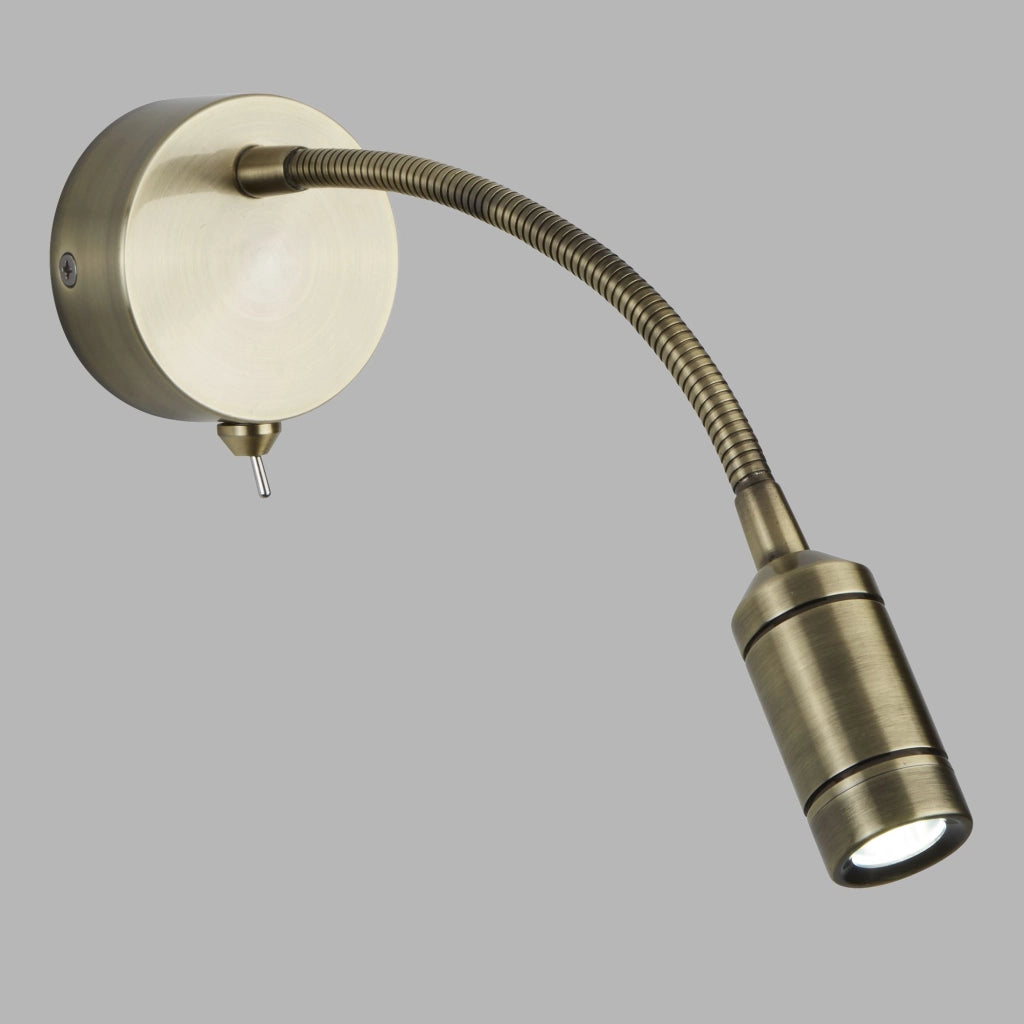 Applique Contemporanea Flexy Acciaio Adjustable Led 0,75W 3000K