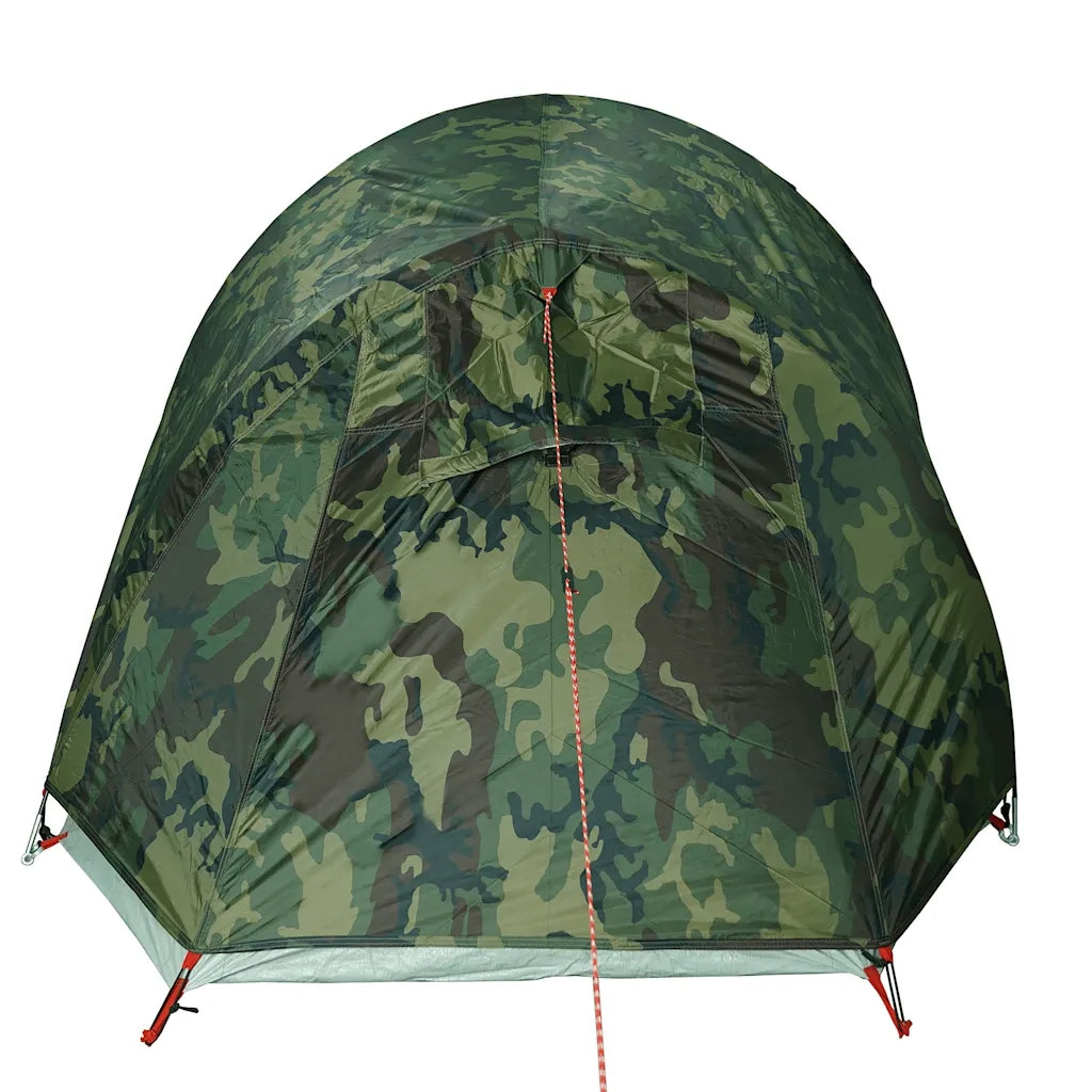 Tenda da Campeggio a Tunnel per 3 Persone Mimetico Impermeabile 4009629