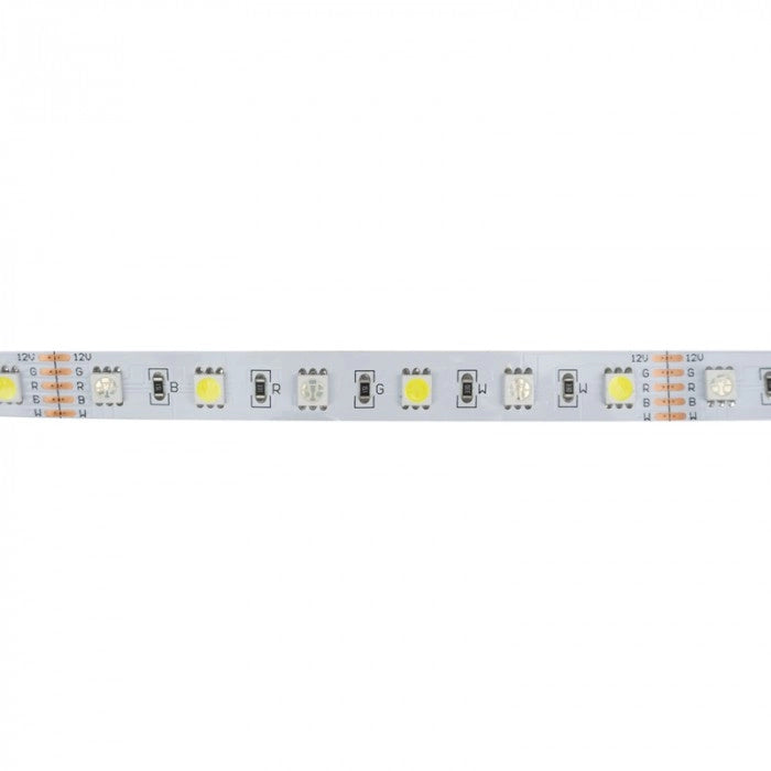 Striscia LED RGB+Bianco Freddo 6500K 5m 12V IP20 14,4W/m