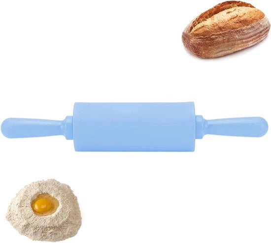 Deegroller in Silicone per Forni e Fondant - Rosa - Accessori Cucina con Cono di Pasta