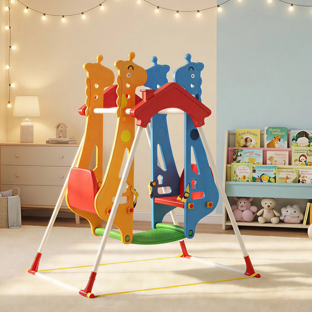 Altalena per Bambini ¨C zephmum ¨C Multicolore 114x94x134,5cm