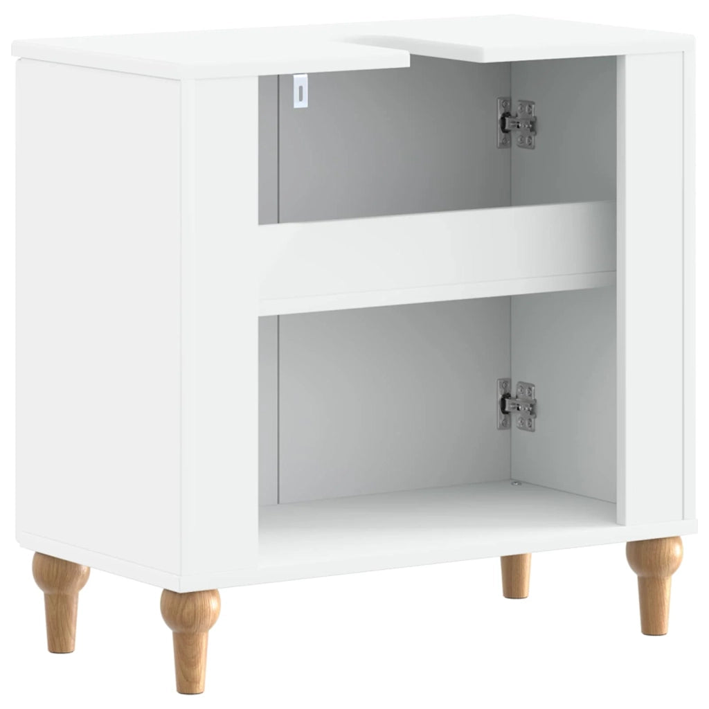 Armadio per Lavabo da Bagno ALKMAAR Bianco 59,5 x 31,5 x 59 cm 896125