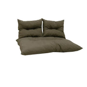 Kit pallet classico - tortora - materasso + 2 cuscini schienale - JARDIN PRIVE