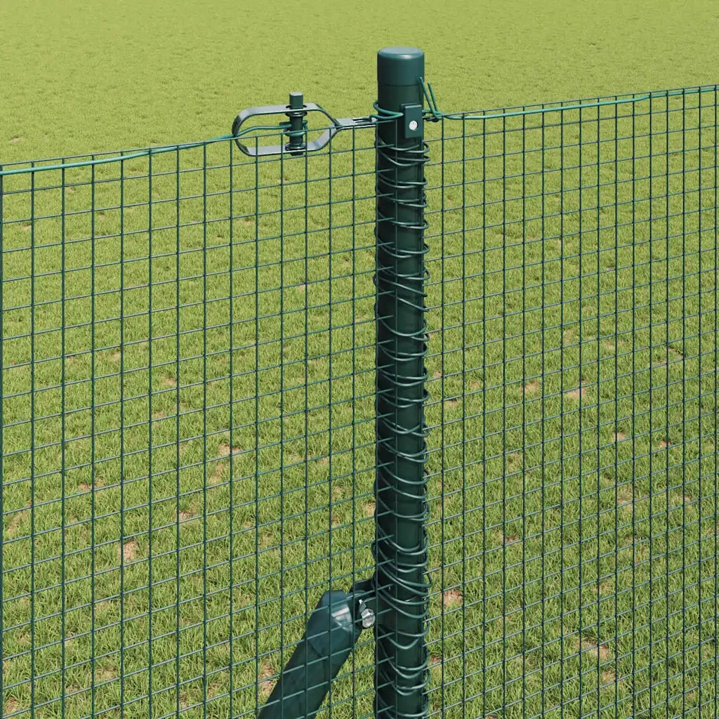 Palo della recinzione | Pannello per recinzione Acciaio e PVC Verde