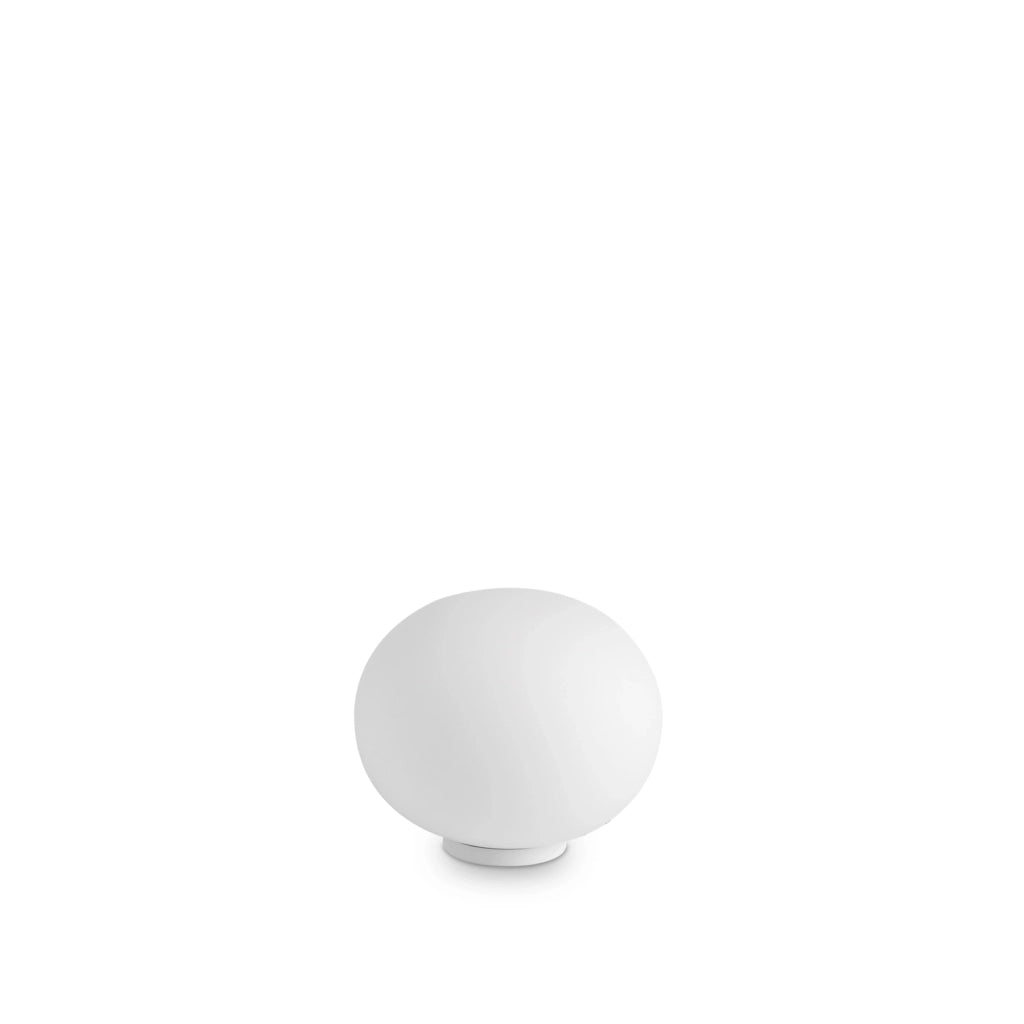 Lampada Da Tavolo Contemporanea Smarties Metallo Bianco 1 Luce E27 42W Ip20