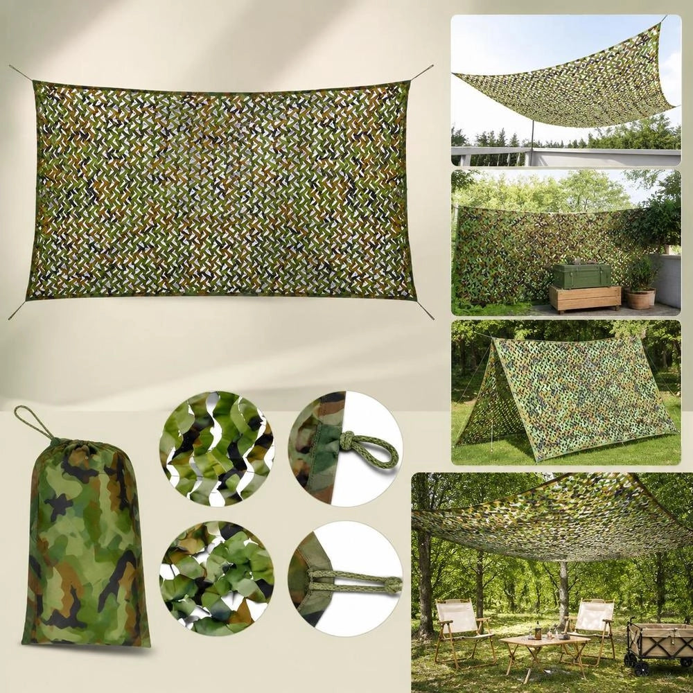 Camouflage Net With Storage Bag 1.5x3 M