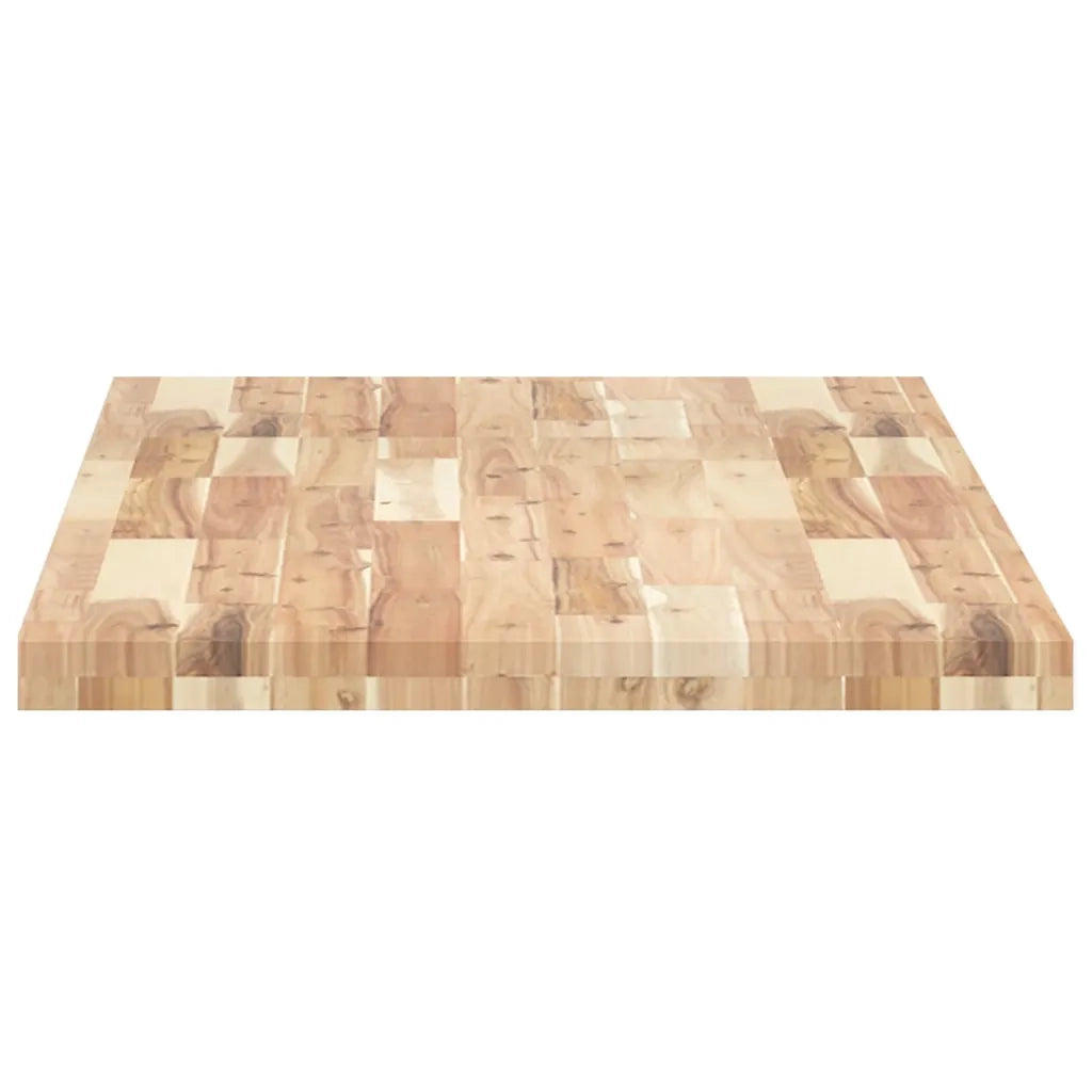 vidaXL Piano da Bagno Non Trattato 140x60x4cm Legno Massello di Acacia