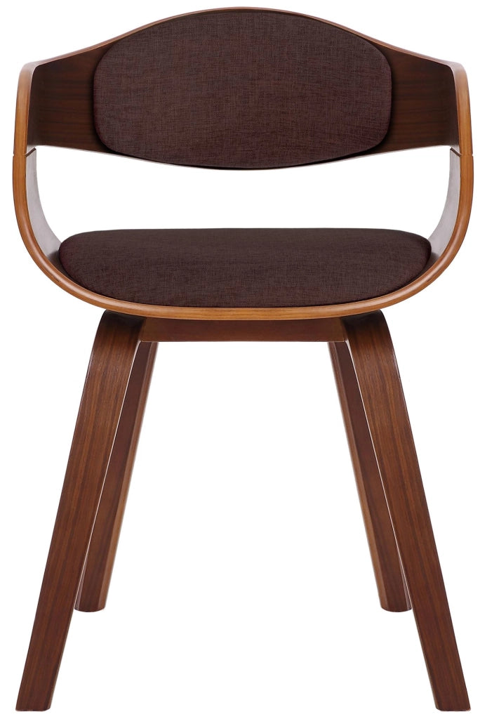 Sedia Kingston in Tessuto Noce/marrone