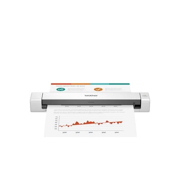 Brother ds-640 scanner scanner portatile 1200 x 1200 dpi a4 nero, bianco - DS640TJ1
