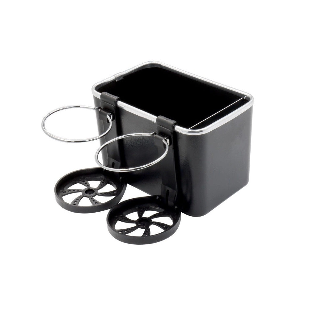 Trade Shop - Organizer Per Bracciolo Universale Portaoggetti Per Auto Con Porta Bicchieri -