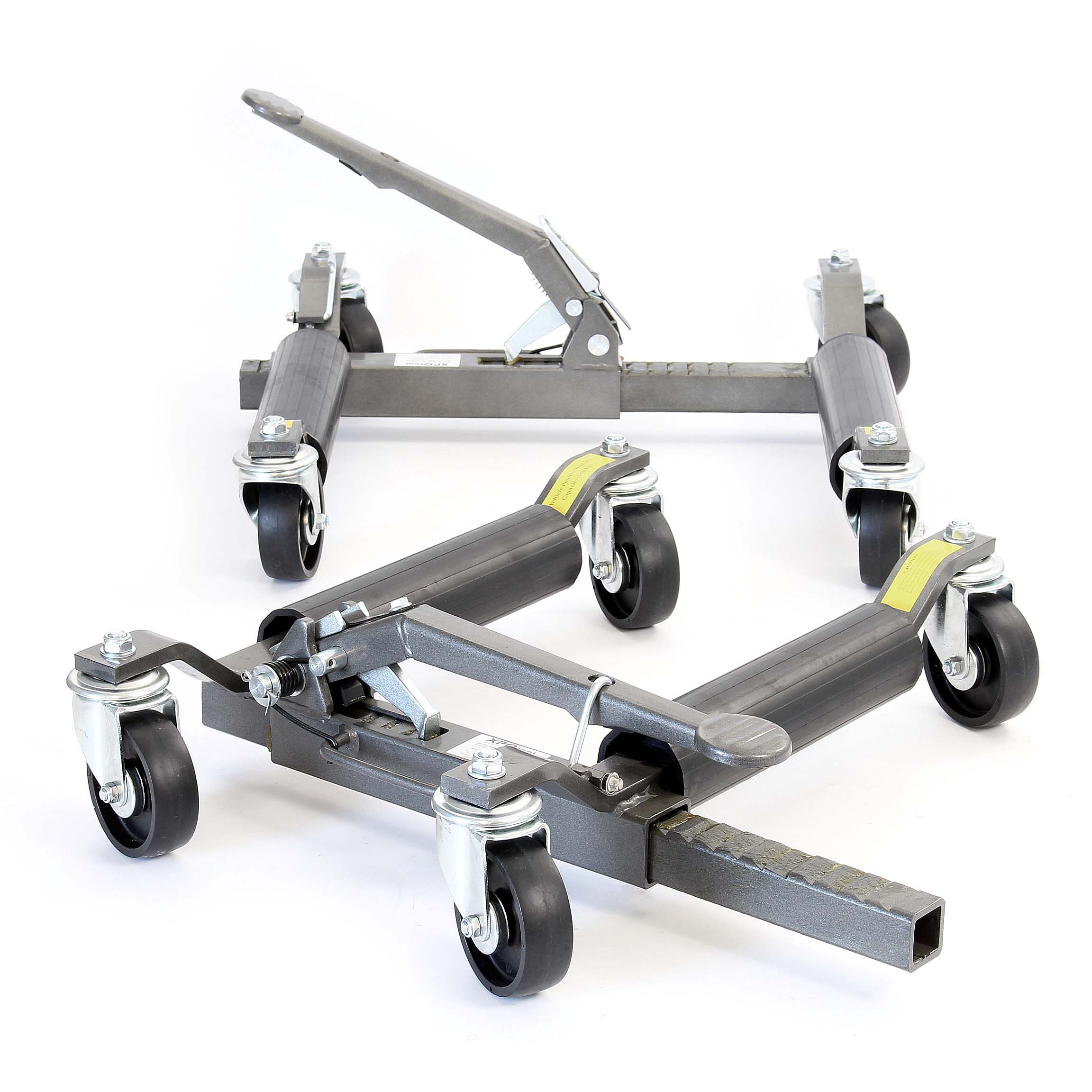 Martinetti per manovra auto con ruote Set da 2 Max 566 kg l’uno Per pneumatici larghi 30cm