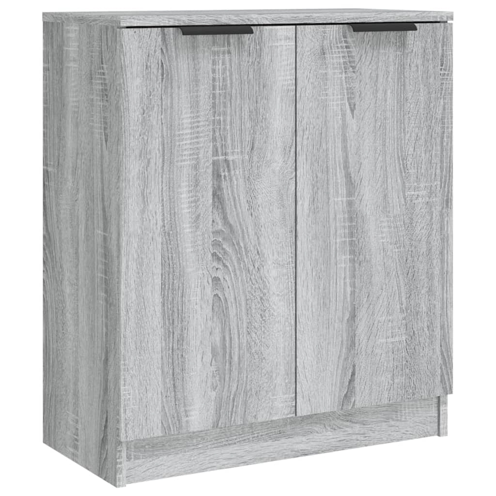 Buffet credenza cassettiera armadio mobile contenitore organizer per cucina soggiorno salotti 3 pezzi legno ingegnerizzato Sonoma grigio 02_0037181