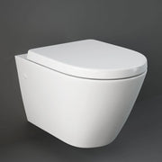 Wc Sospeso RIMLESS Rak Collezione Resort Bianco senza brida