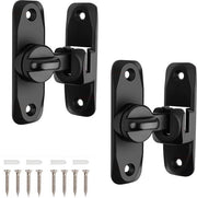 Chiusura a scatto 90/180 gradi - Bloccaggio di sicurezza per stanza di fieno, giardino, bagno, armadio e porta scorrevole - 2 pezzi
