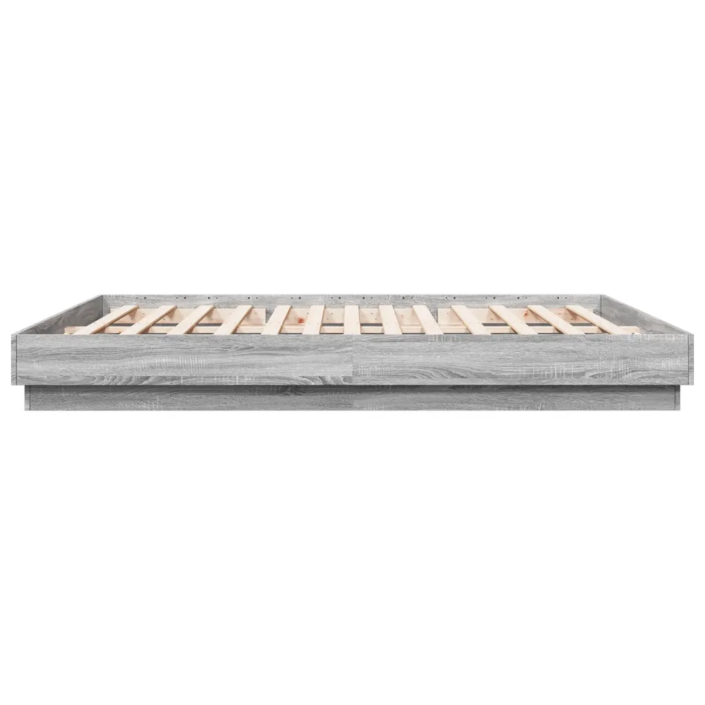 Giroletto-Struttura Letto Grigio Sonoma 180x200 cm in Legno Multistrato 691919