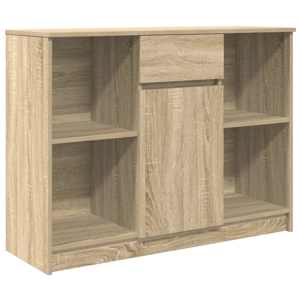 Credenza con Cassetto Rovere Sonoma 101x35x76 cm in Truciolato