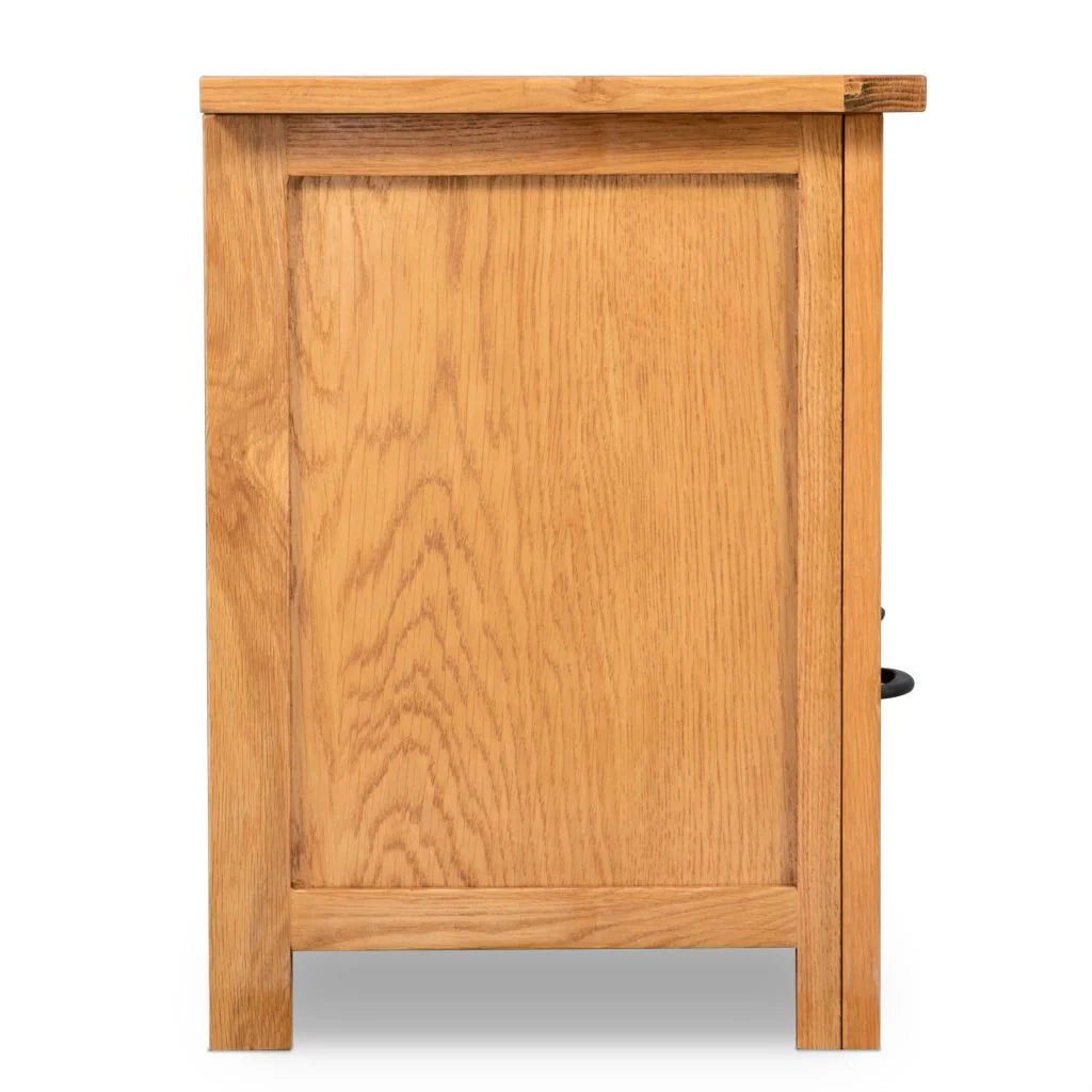 Mobile TV/credenza pratico e di design 90 cm legno massello di rovere 2502089