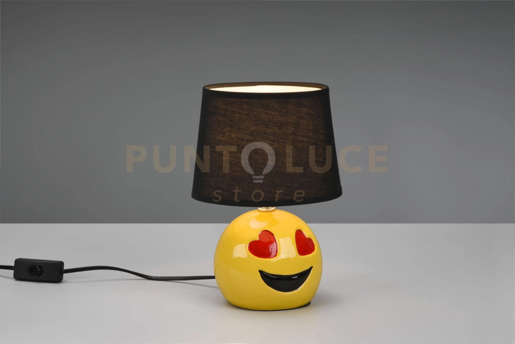 Lampada LOVELEY in ceramica smile cuoricini R51191002