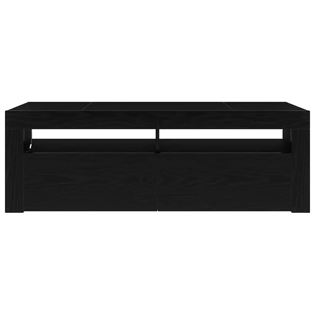 Mobile TV Rovere Nero 120 x 35 x 40 cm Legno multistrato 862559