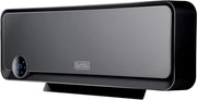 Black + decker bxwsh2000e - termoventilatore ceramico da parete, adatto per bagni, con termostato elettronico, programmatore, timer e telecomando. display led, sistema ptc e oscillazione automatica