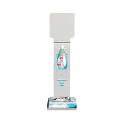 KIT SET DA PARETE TOTEM IGIENIZZANTE DISPENSER GEL PORTA GUANTI - CESTINO