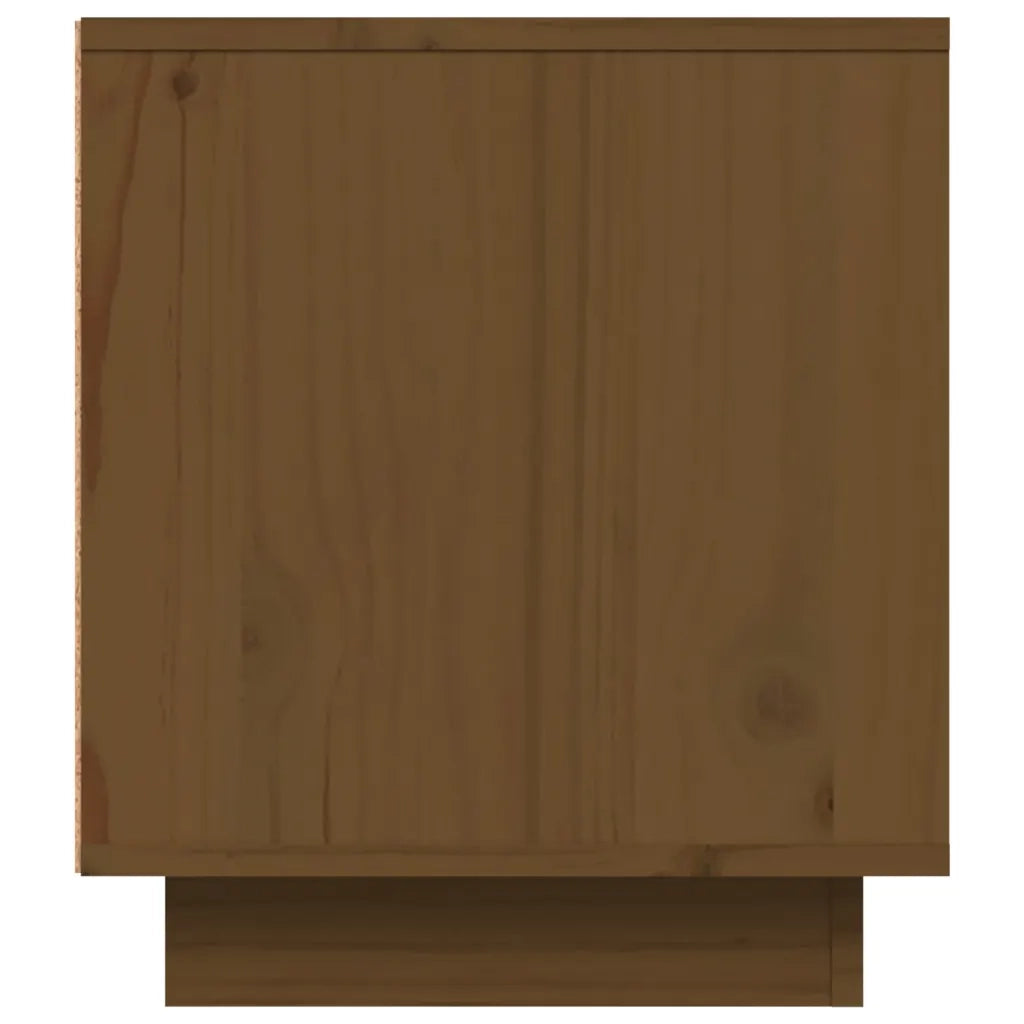 Mobile Porta TV Miele 80x35x40,5 cm in Legno Massello di Pino cod mxl 26939