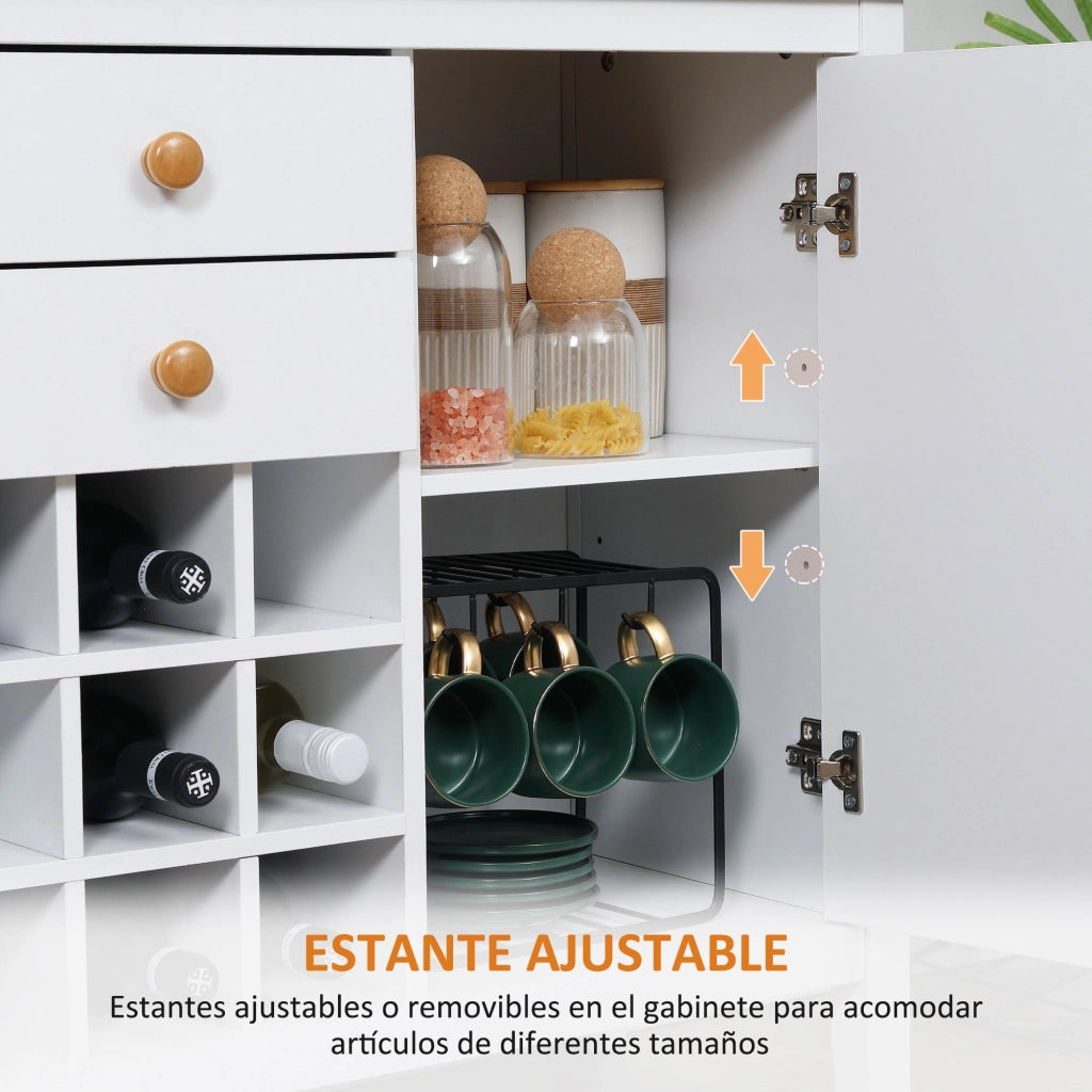 Tavolo da pranzo allungabile ¨C zephmum ¨C 110x35x75 cm Bianco
