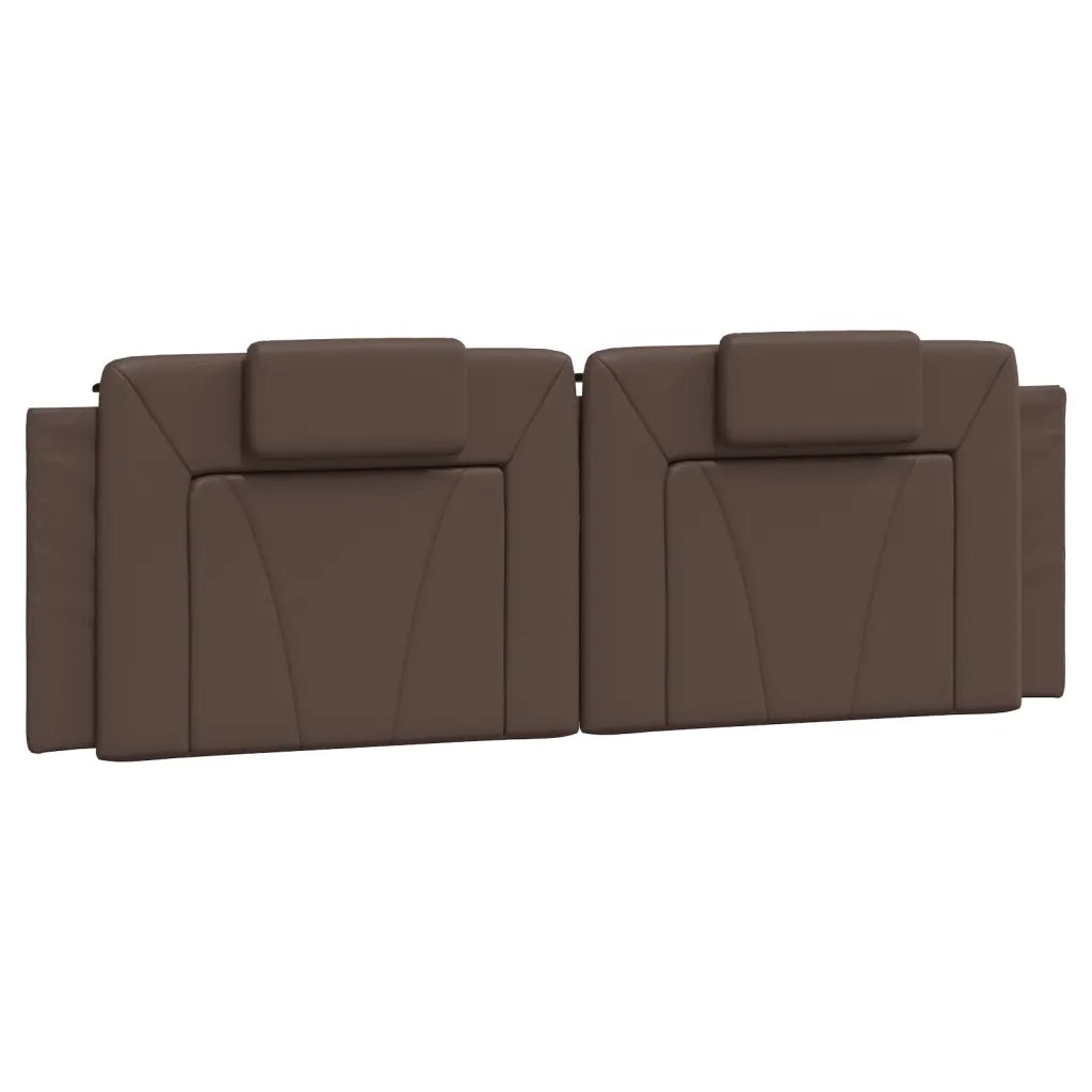 Cuscino Testiera Viana Marrone 160 cm in Similpelle CFW8386907