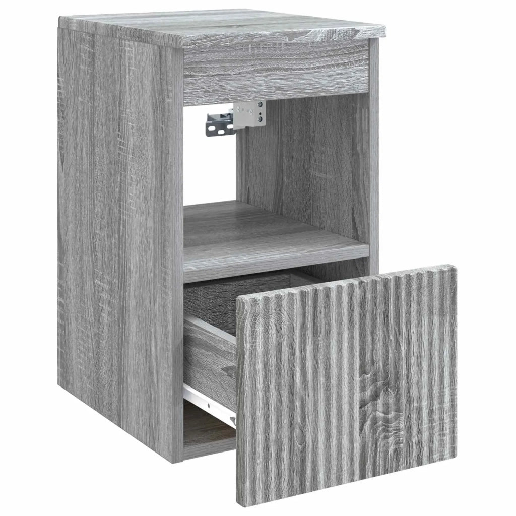 Mobile da Bagno Sonoma grigio 30 x 44,5 x 50 cm 890508