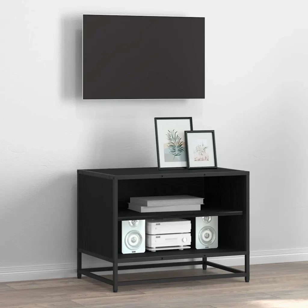 Unità TV Rovere Nero 61 x 40 x 46 cm Legno multistrato 883577