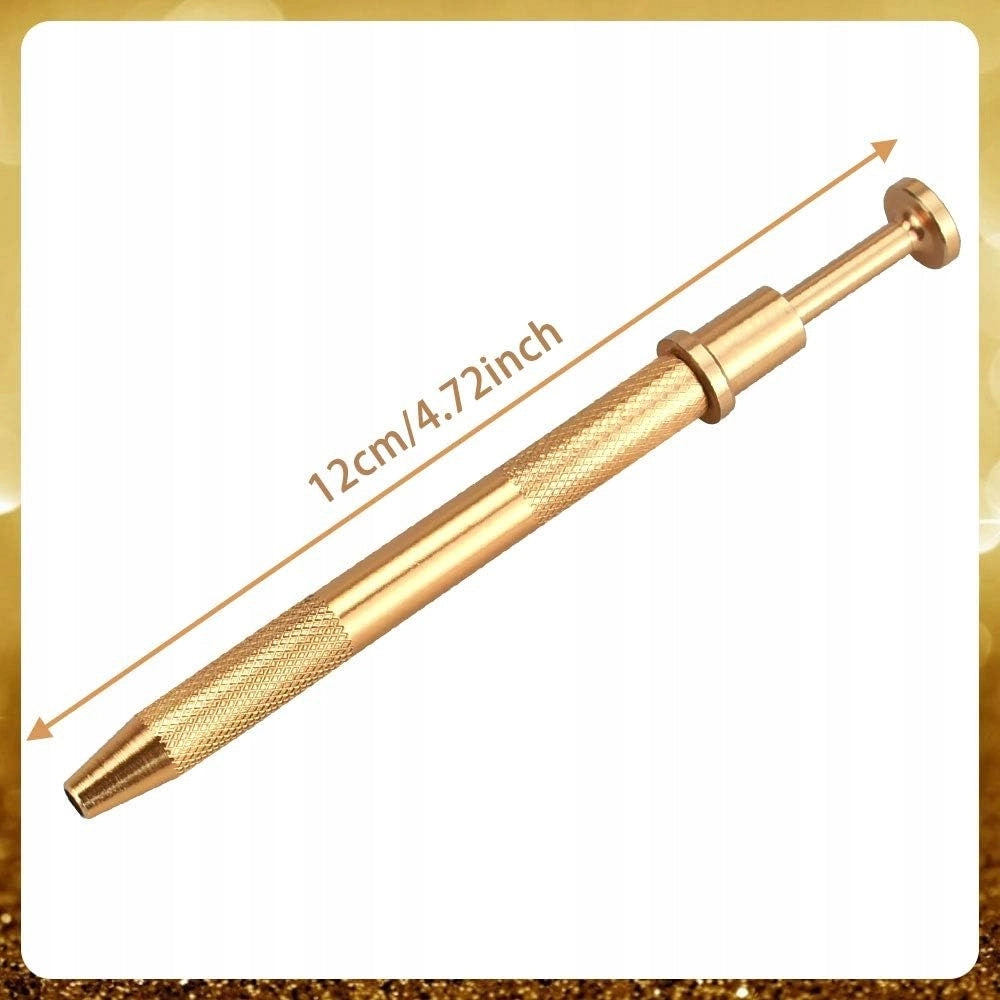 Pinza di Precisione con Quattro Ganci – Strumento a Molla per Piccoli Oggetti | Lunghezza 117mm, Larghezza 7mm