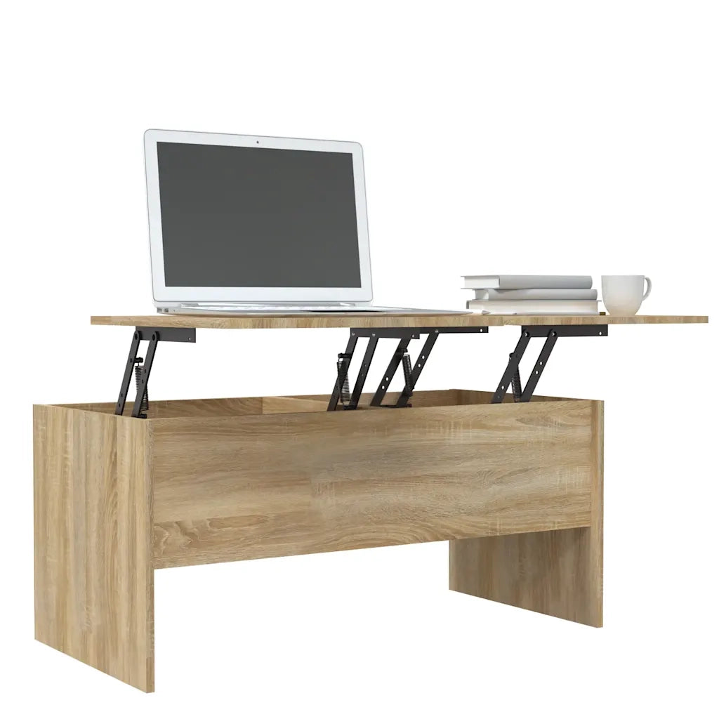 Tavolino Rovere Sonoma 102x50,5x46,5 cm in Legno Multistrato 809722