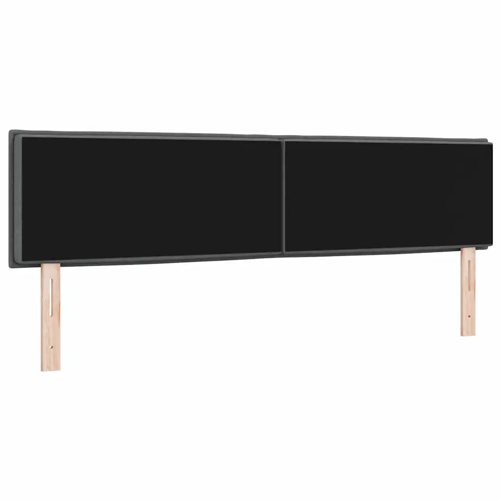 Testiera LED con strisce LED Grigio scuro 180 cm Tessuto 3338000