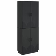 Set di armadi 2 pcs Nero Legno ingegnerizzato 3416782