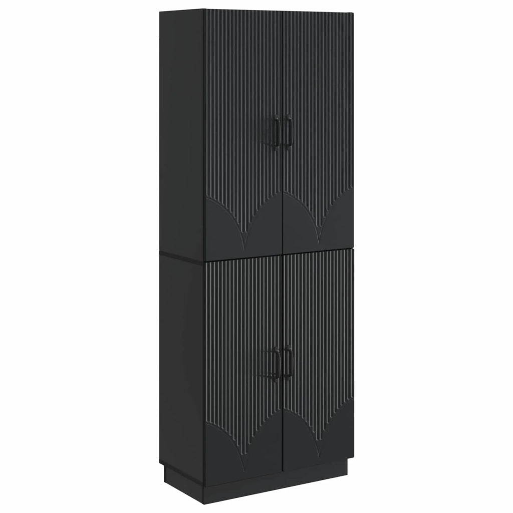 Set di armadi 2 pcs Nero Legno ingegnerizzato 3416782