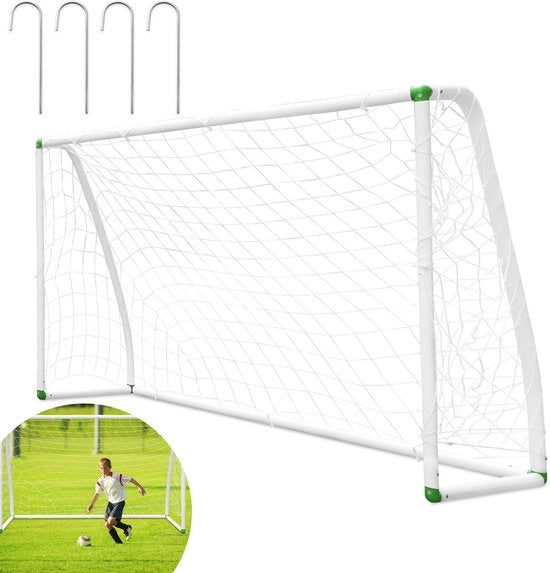 Obiettivo di Calcio per Bambini 180 x 120 x 80 cm Ideale per il Giardino, il Parco e i Giochi all'Aperto.