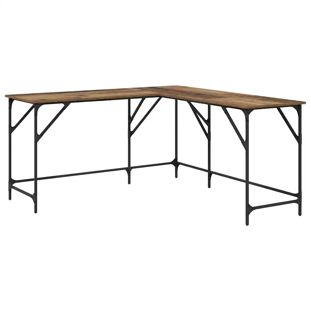 Scrivania Legno vecchio 149 x 149 x 75 cm Legno multistrato
