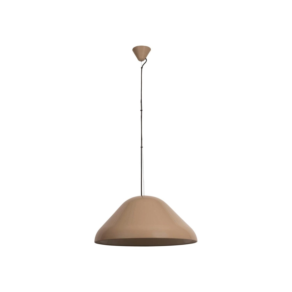 Lampada a sospensione ANDRES 1xE27 taupe metallo Lucide