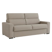 Ozegna, Divano Fisso 3 Posti Sfoderabile Made in Italy, 220x95 cm Grigio Tortora