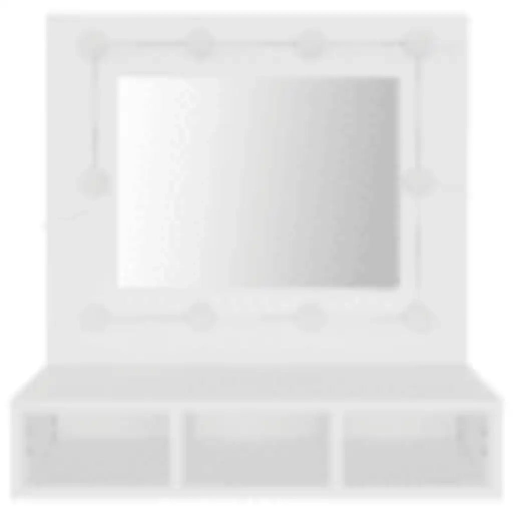 Mobile a Specchio con LED Bianco 60x31,5x62 cm cod mxl 62861