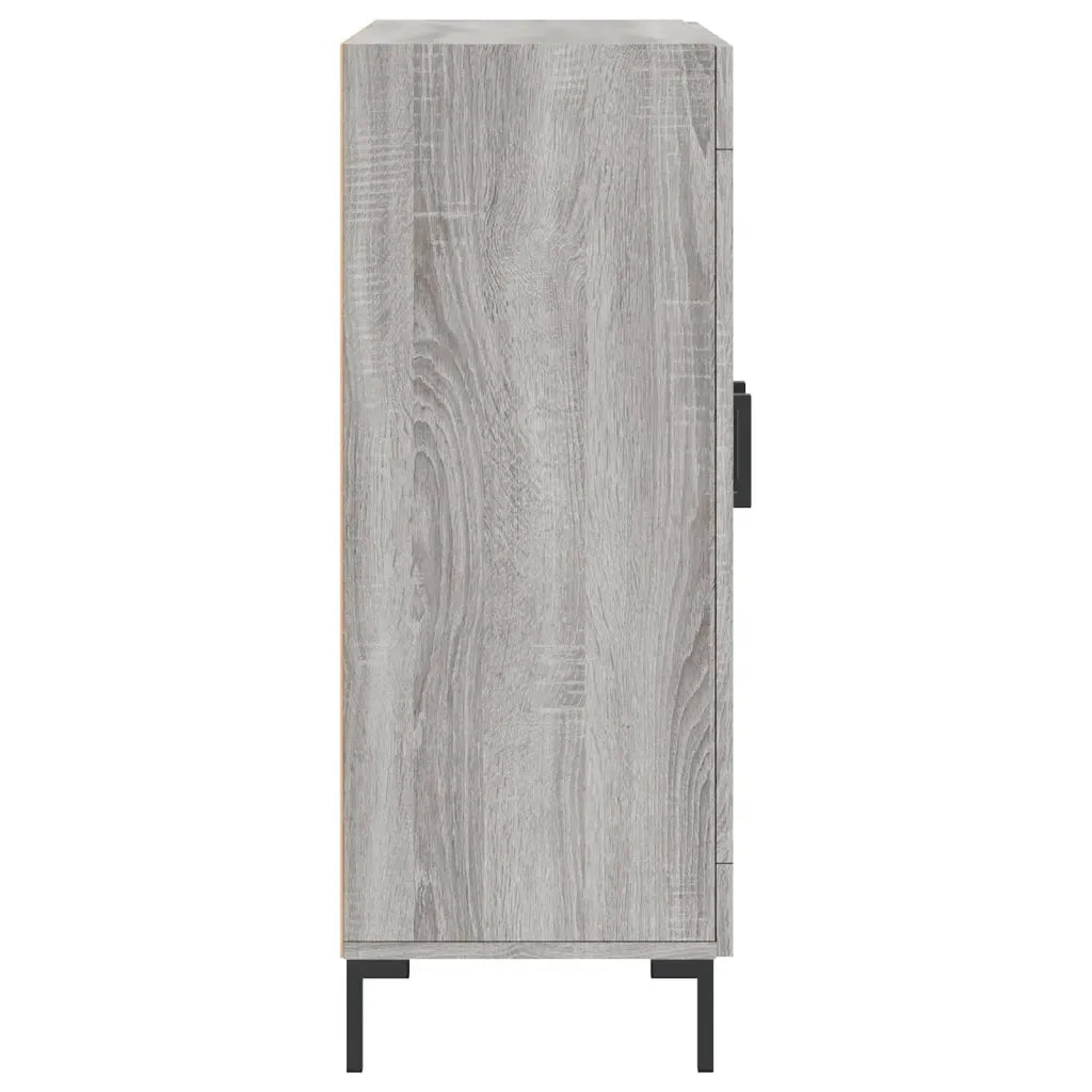 Credenza Grigio Sonoma 69,5x34x90 cm in Legno Multistrato 830202