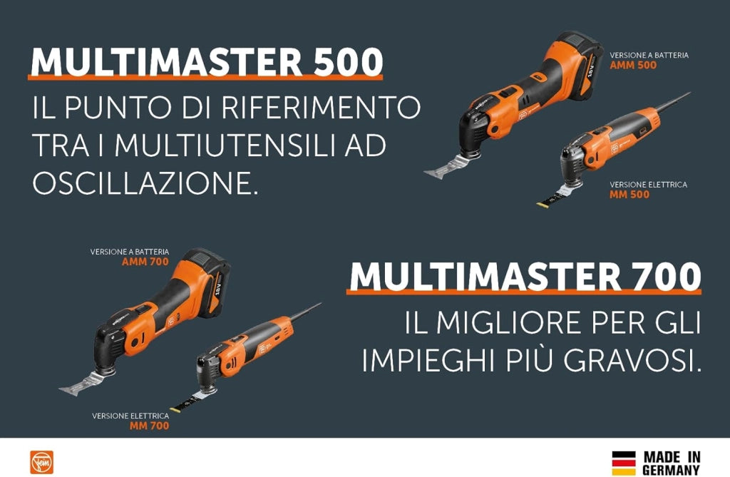 Multimaster a batteria AMM 700 Max Top AS, con 60 accessori per lavori di ristrutturazione e rinnovo, compatibile con AMPShare/BOSCH 18V, batteria e caricabatteria non inclusi