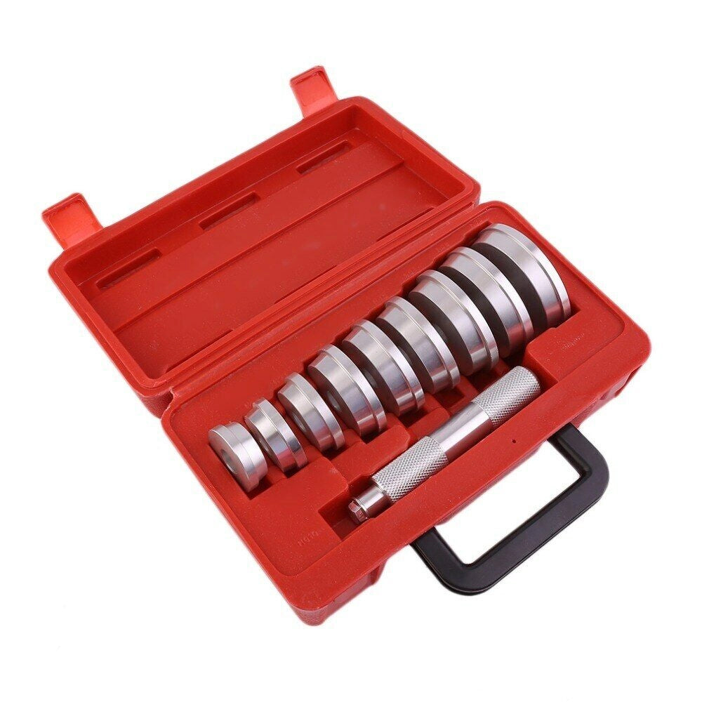 ESTRATTORI CUSCINETTI BOCCOLE SET 10 PZ CON VALIGETTA RUOTE AUTO MOTO CAMION