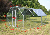 Recinto da giardino XXL di 4x3x2 metri con porta e tettoia impermeabile resistente ai raggi UV