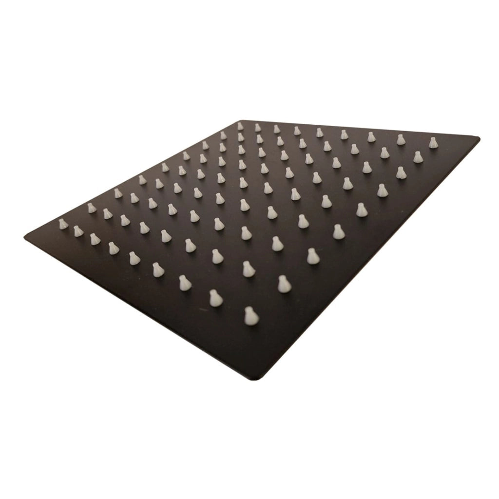 Sined Soffione Quadro 15 Nero Soffione Quadrato 6 Pollici Nero