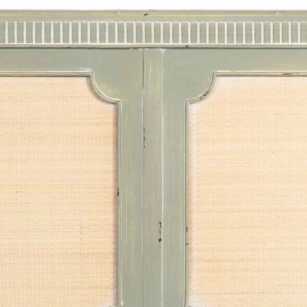 Testiera in legno con doghe, 150x5x130h cm