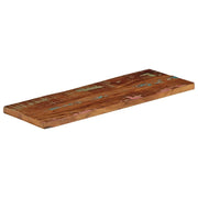 Piano Tavolo 90x20x3,8 cm Rettangolare in Massello di Recupero 371089