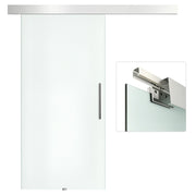 Anta scorrevole in vetro satinato con maniglia ¨C zephmum ¨C 102,5x205 cm